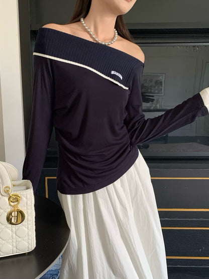 Miu NEW lapel shirt
