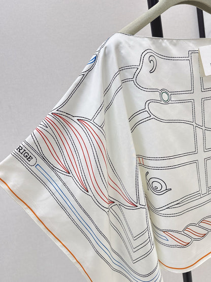 Herm NEW silk shawl