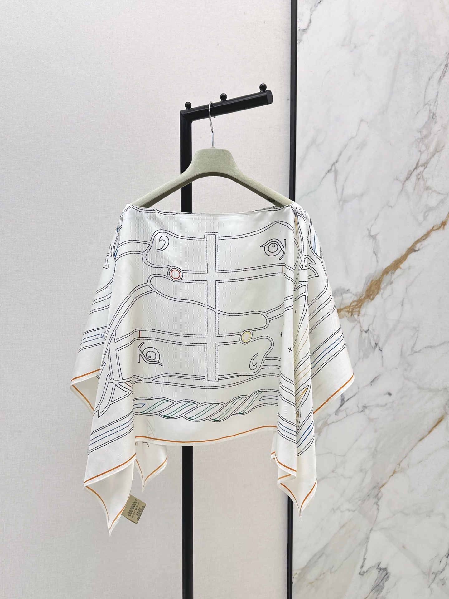 Herm NEW silk shawl