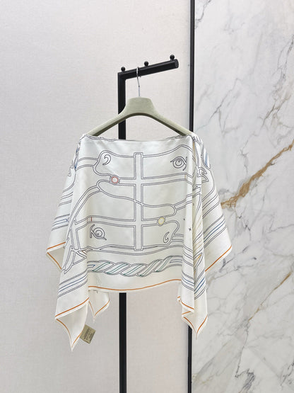 Herm NEW silk shawl