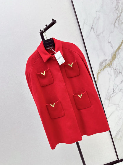 Va1en NEW  Cape-style coat