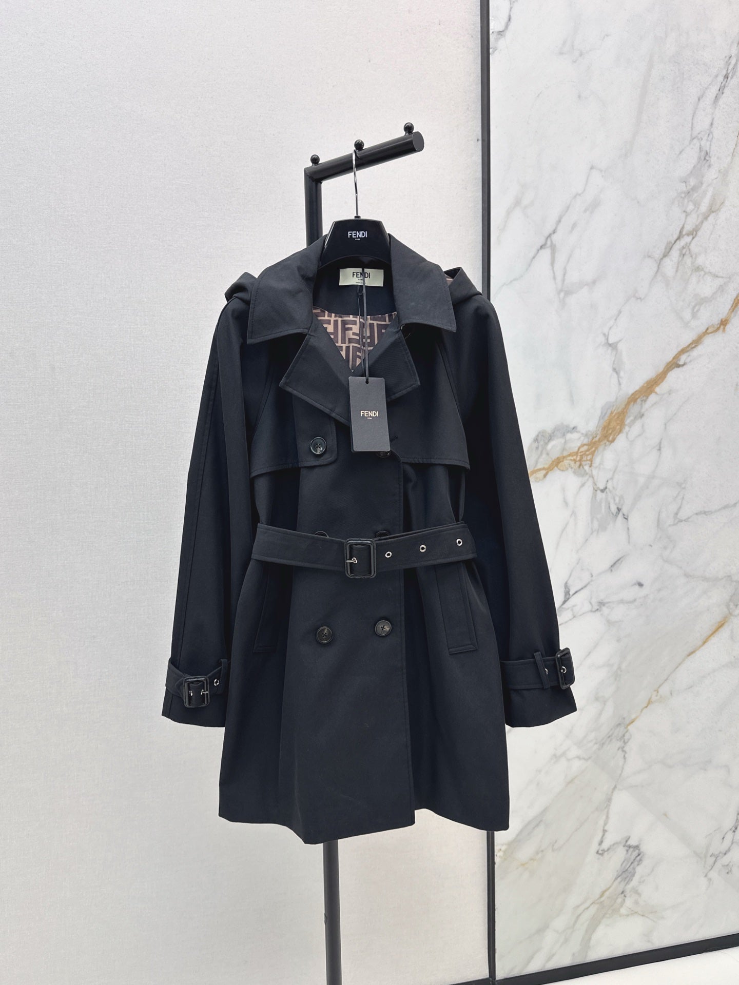 Fend NEW  belted jacket