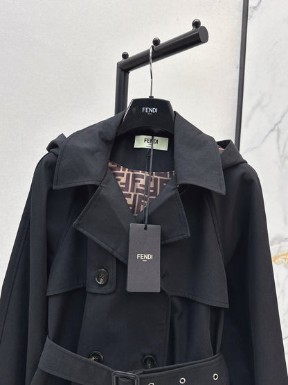 Fend NEW  belted jacket
