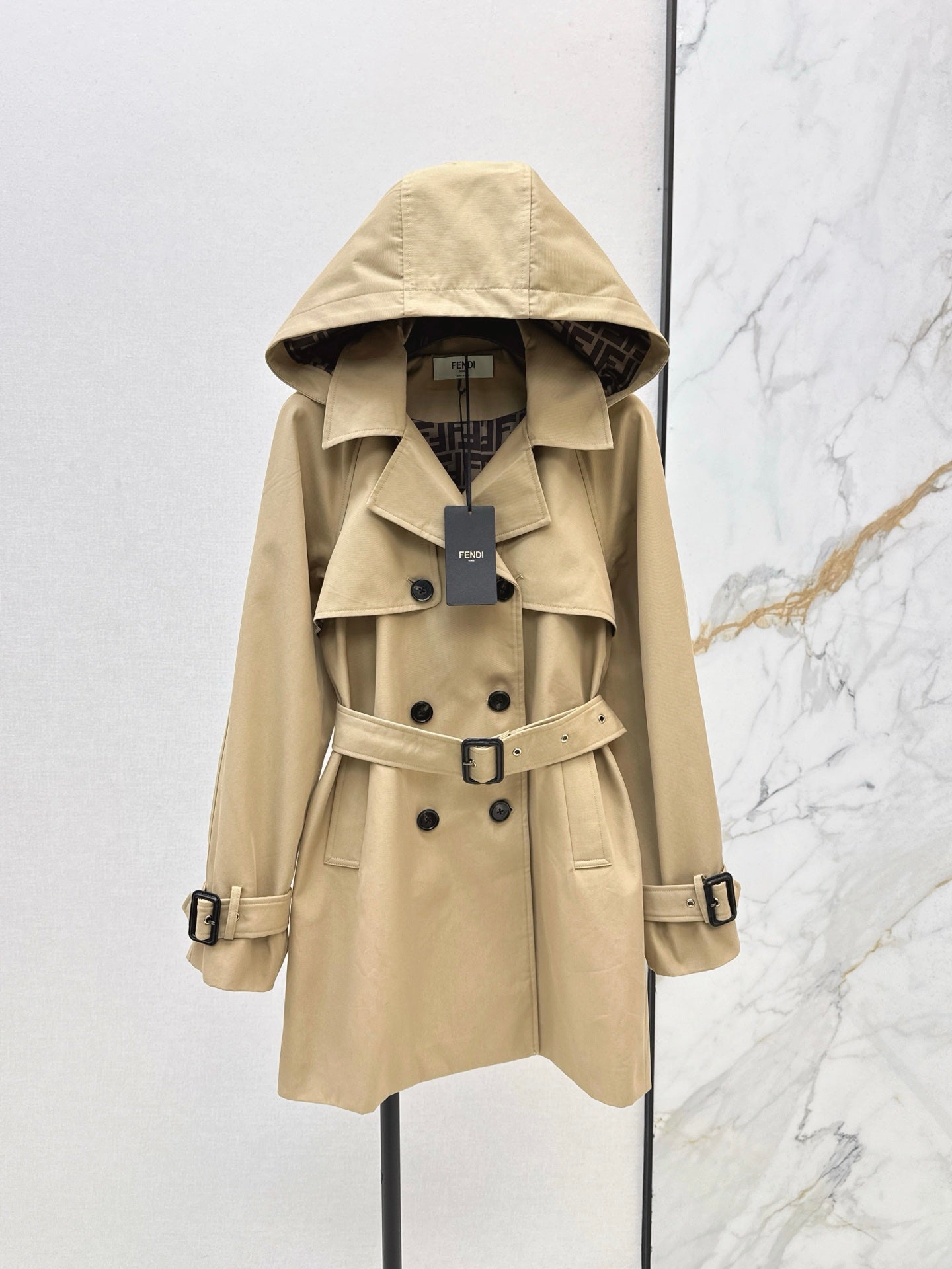 Fend NEW  belted jacket
