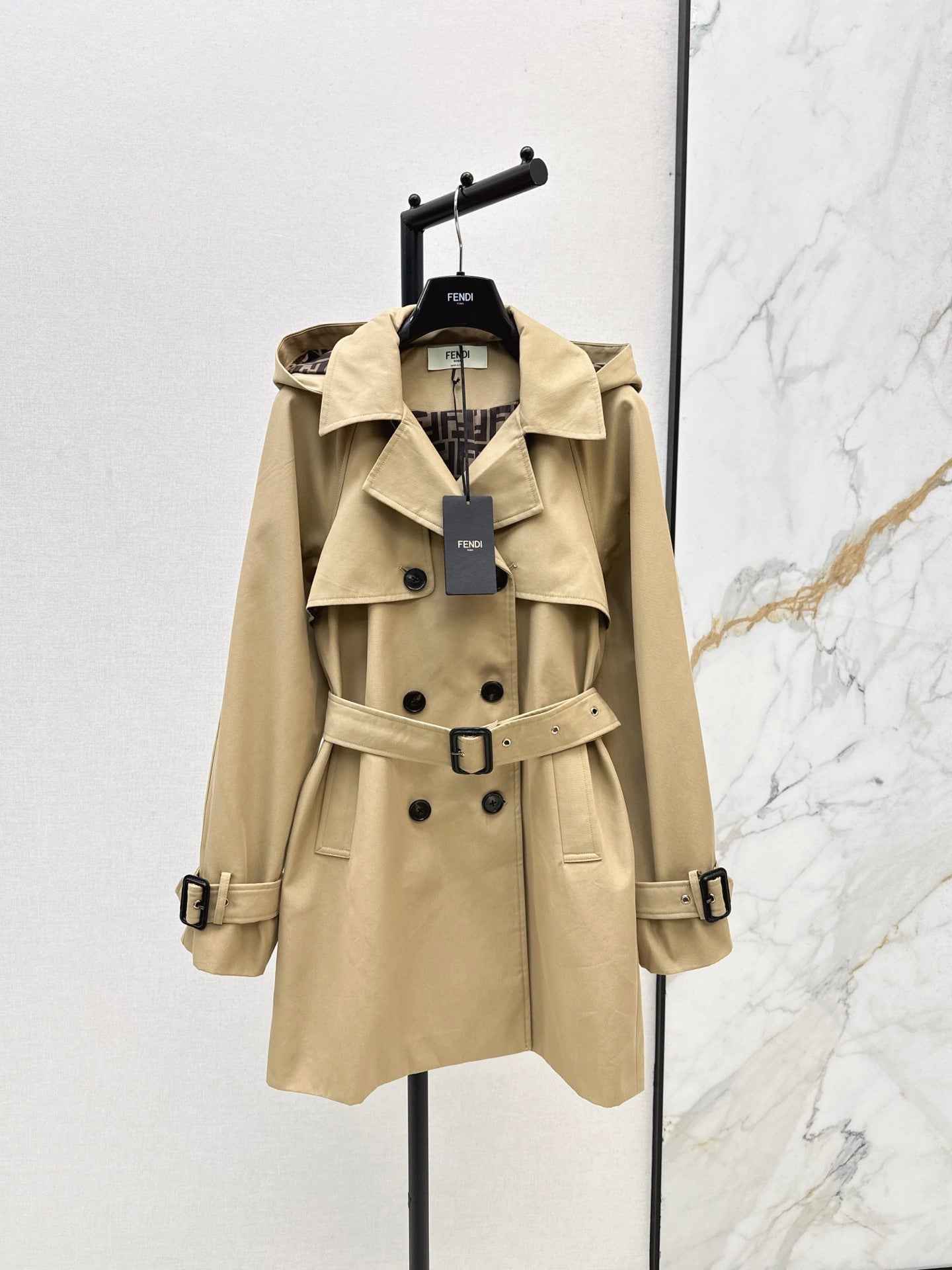 Fend NEW  belted jacket