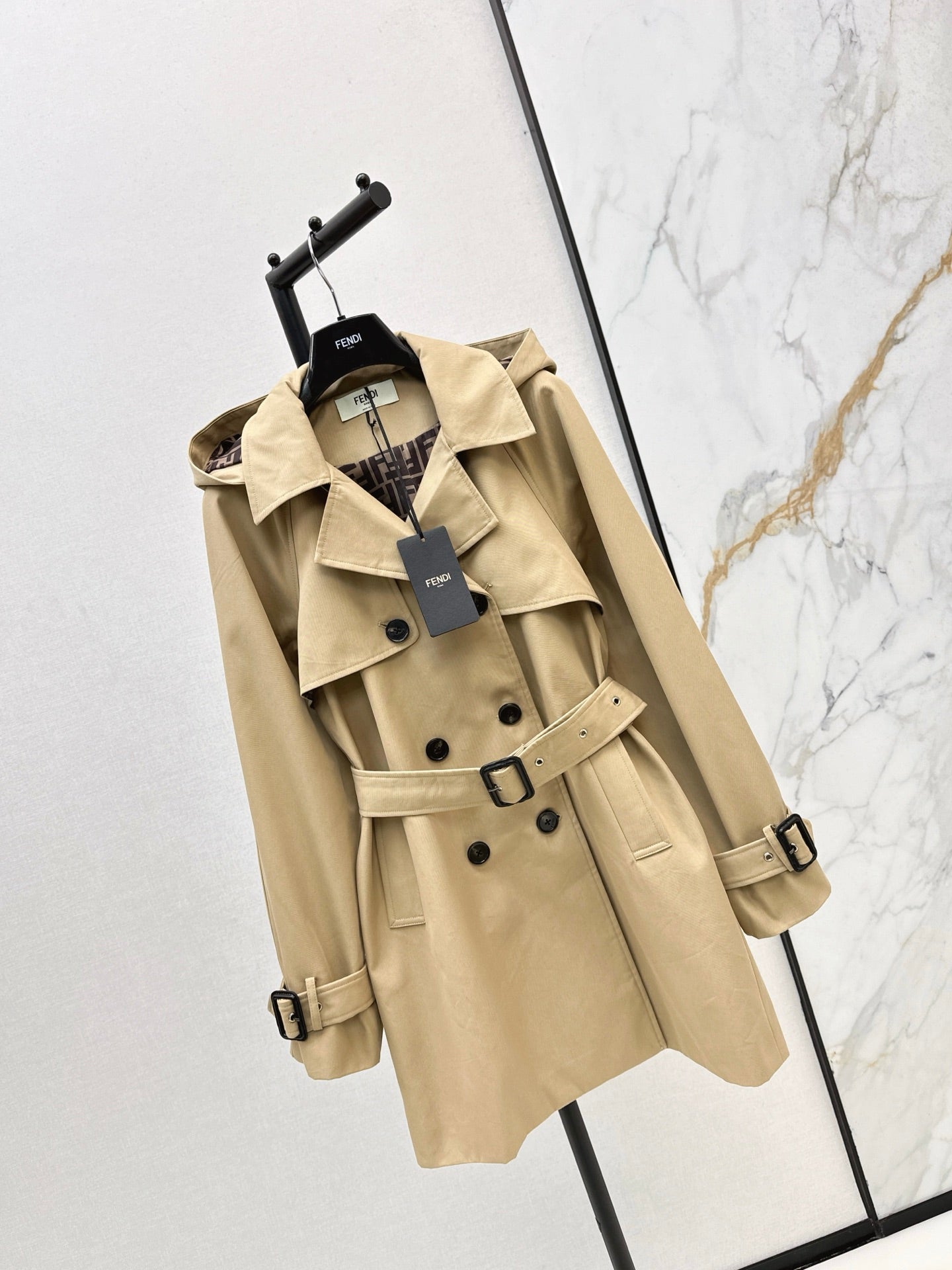 Fend NEW  belted jacket