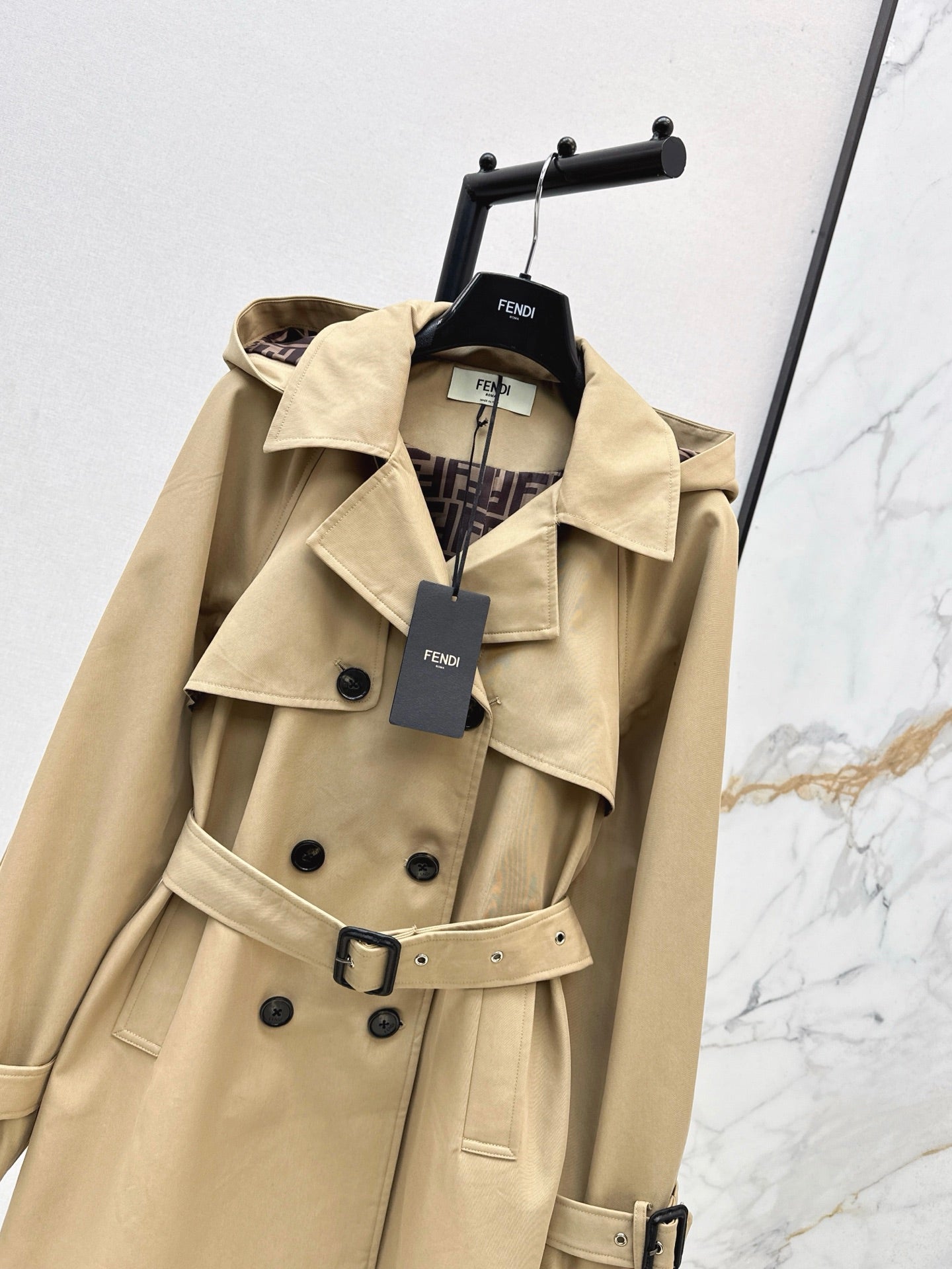 Fend NEW  belted jacket