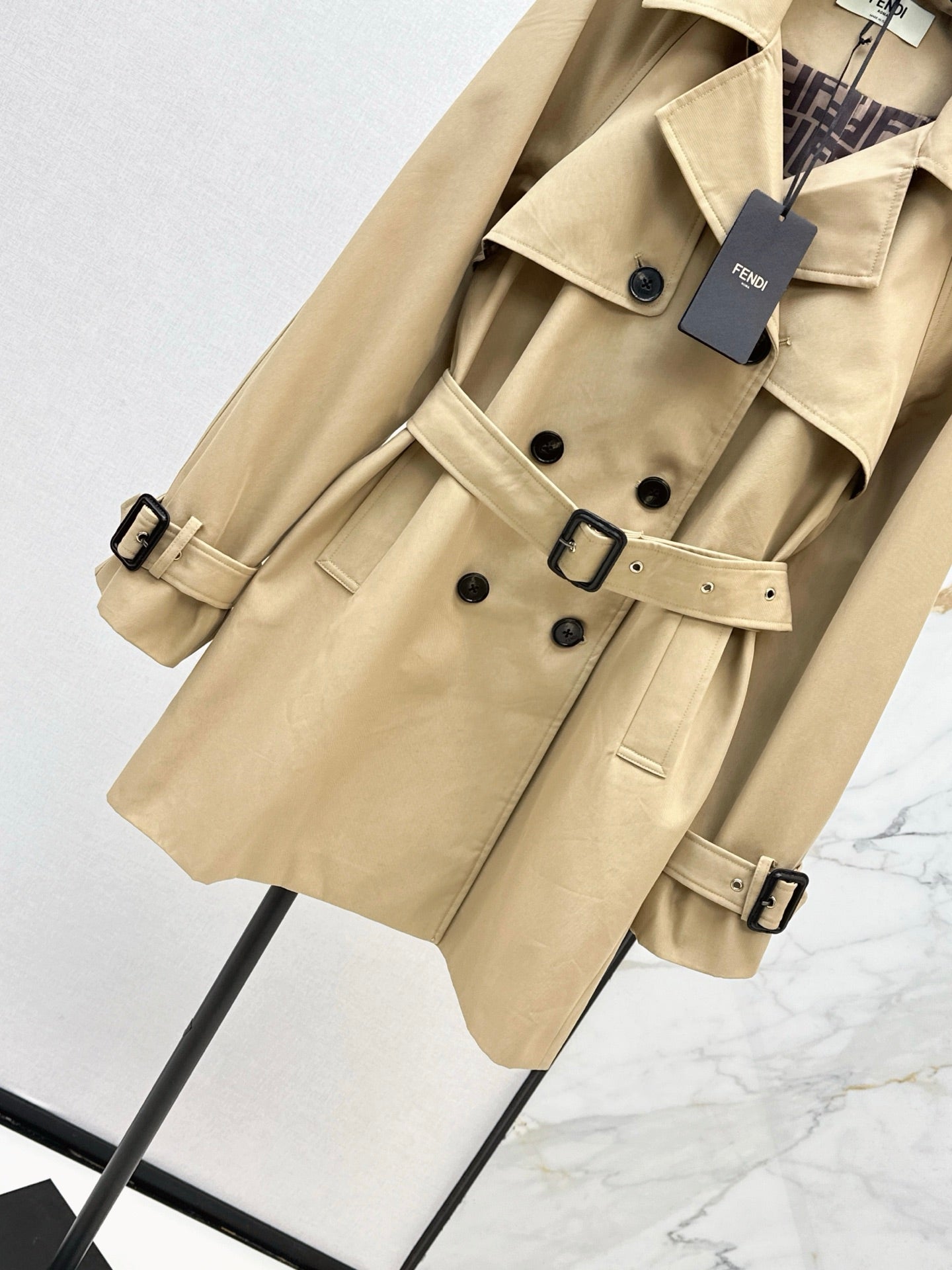 Fend NEW  belted jacket