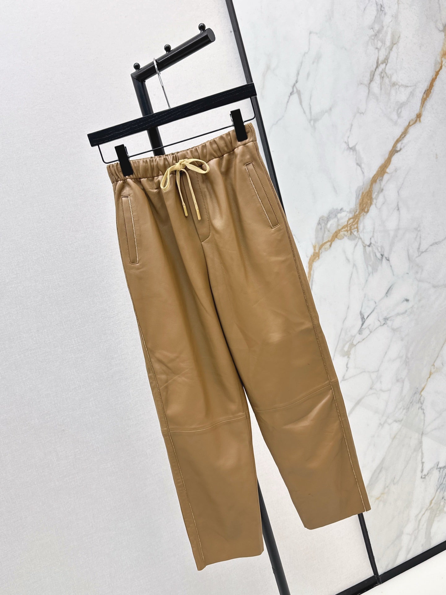 Brun NEW  leather pants
