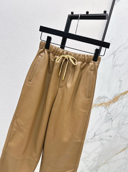 Brun NEW  leather pants