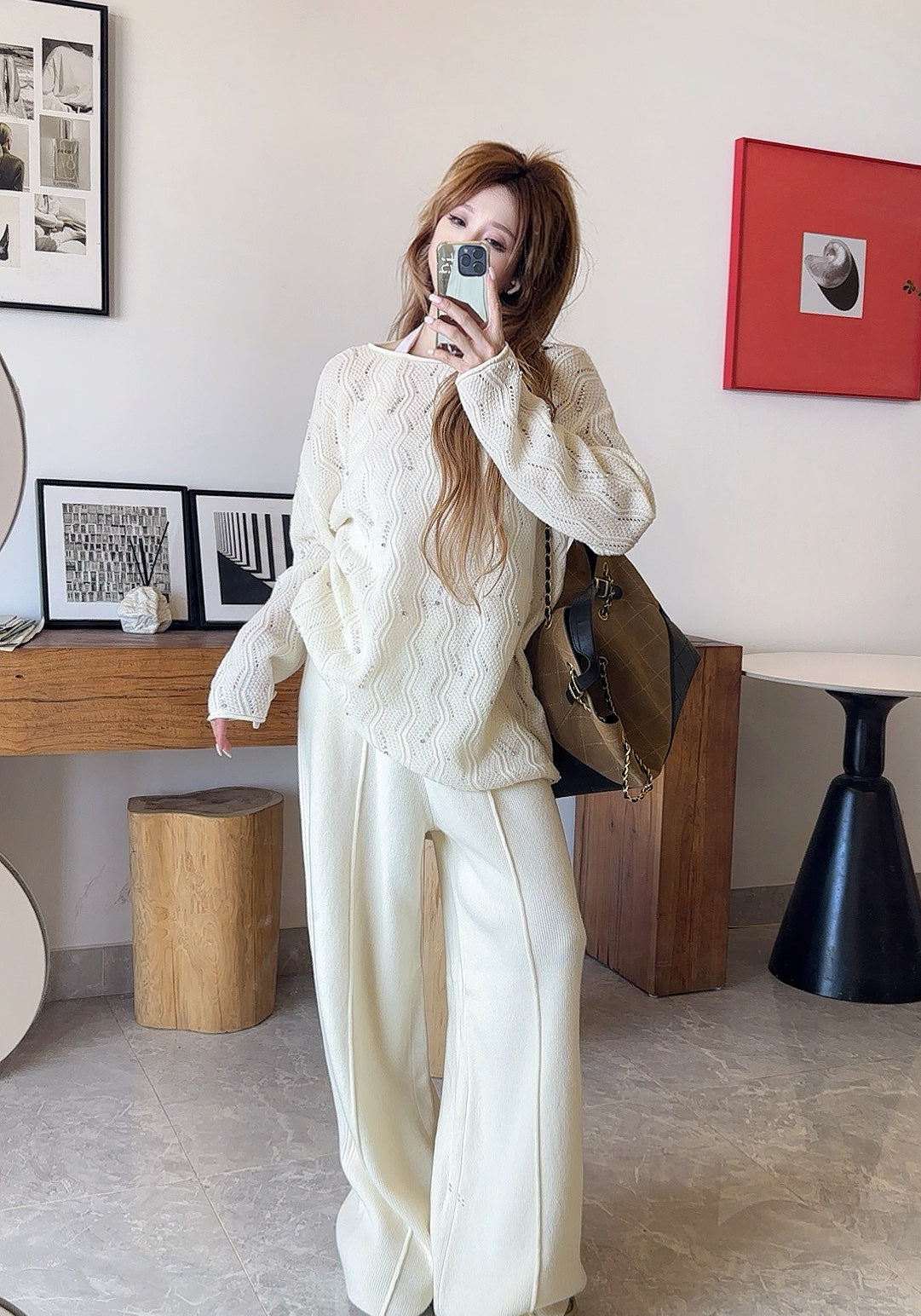 Brun NEW wool suit