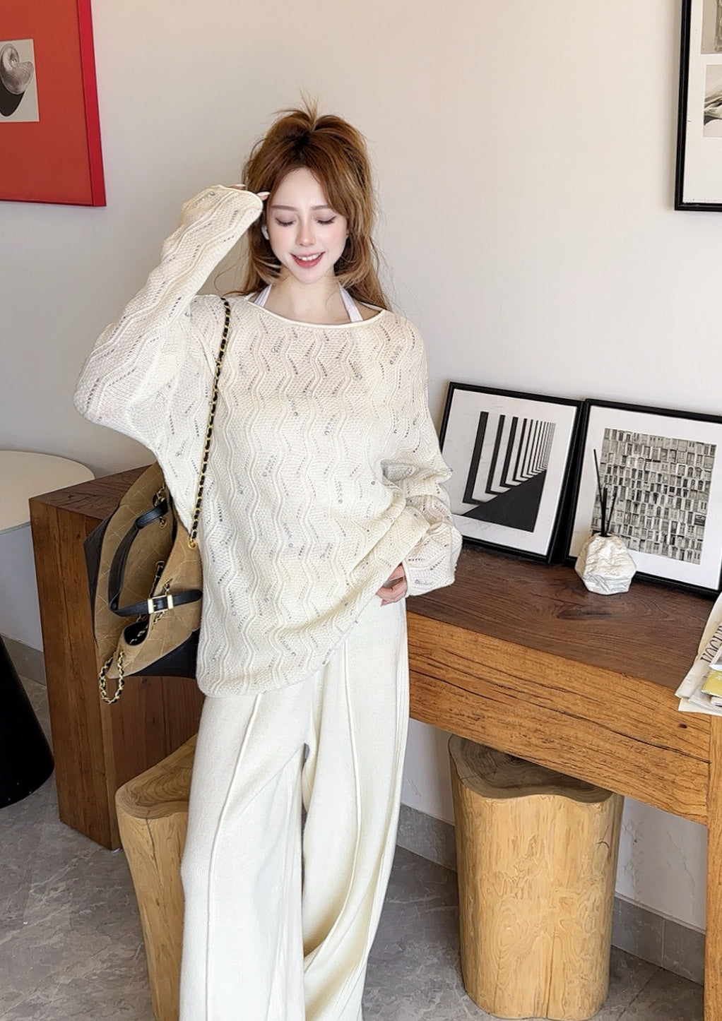 Brun NEW wool suit
