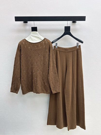 Brun NEW wool suit