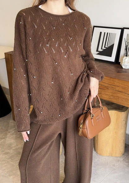Brun NEW wool suit
