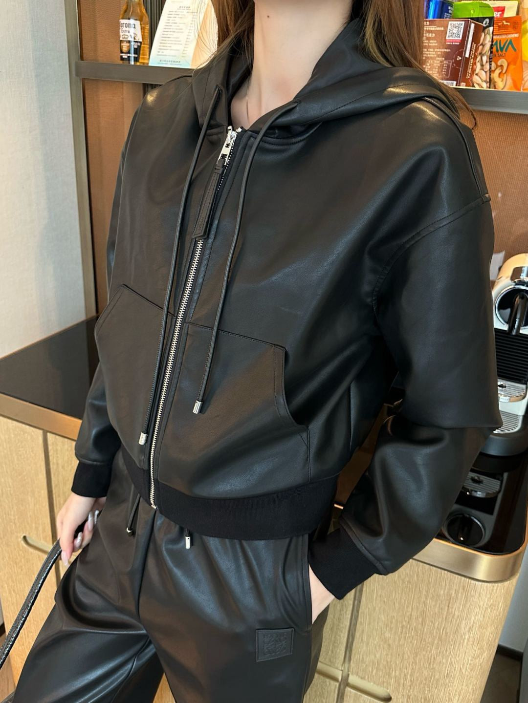 Loe NEW pu jacket