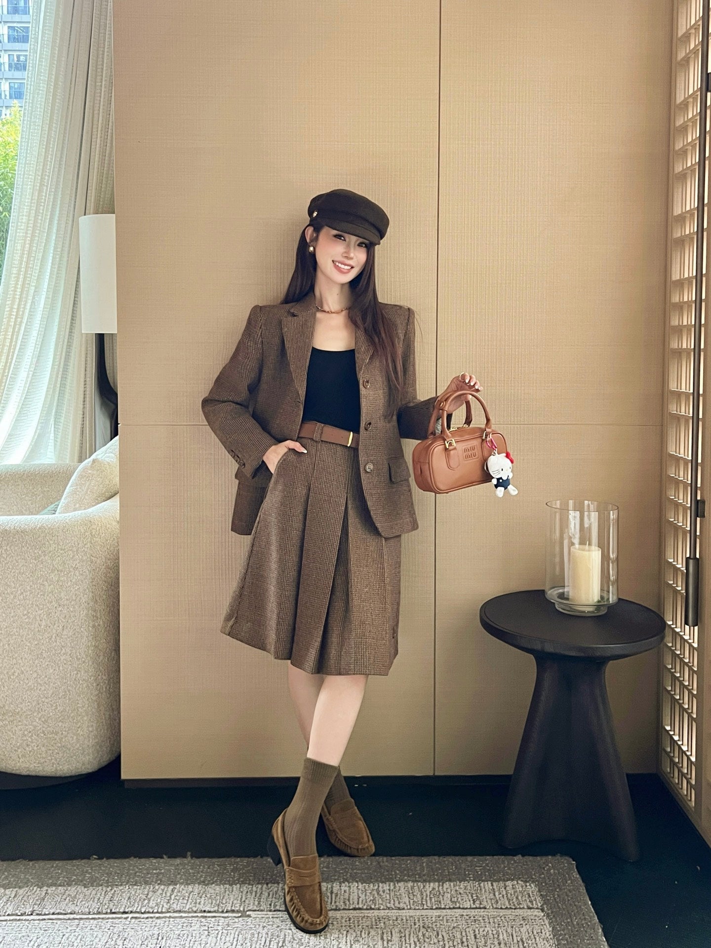 Miu NEW Pleated skirt
