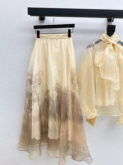 Zimm NEW silk skirt