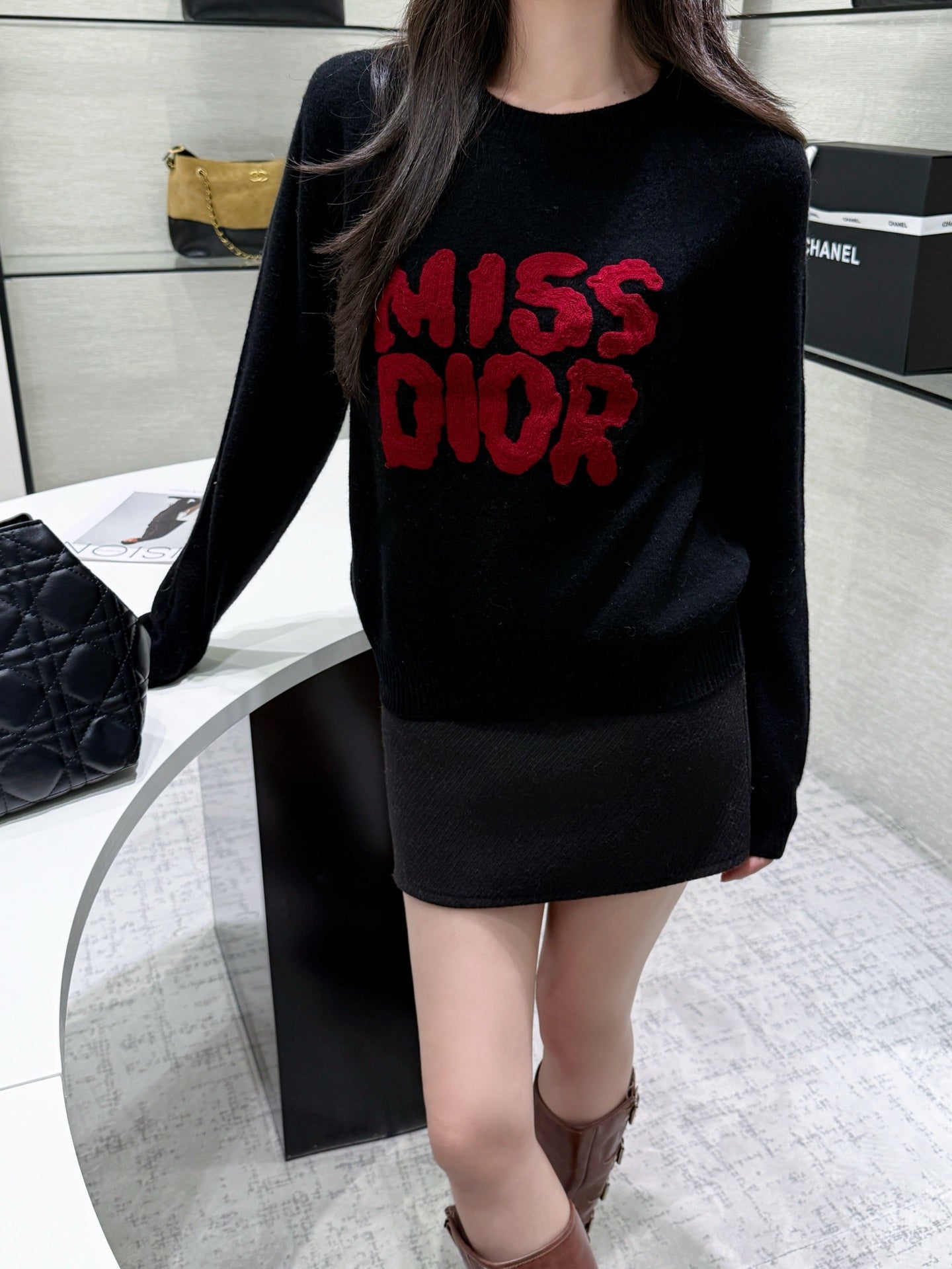 CD NEW embroidered logo sweater