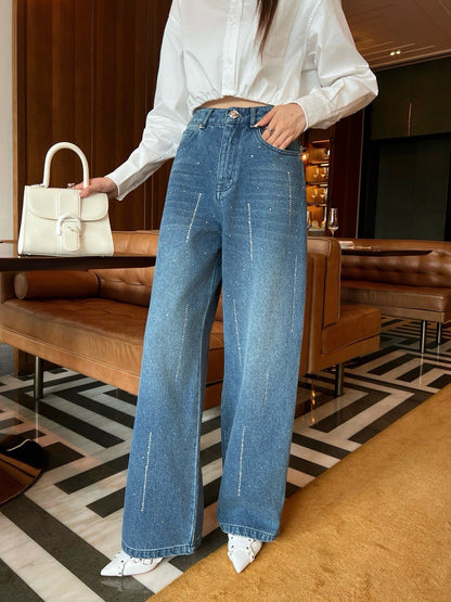 Chan NEW straight jeans