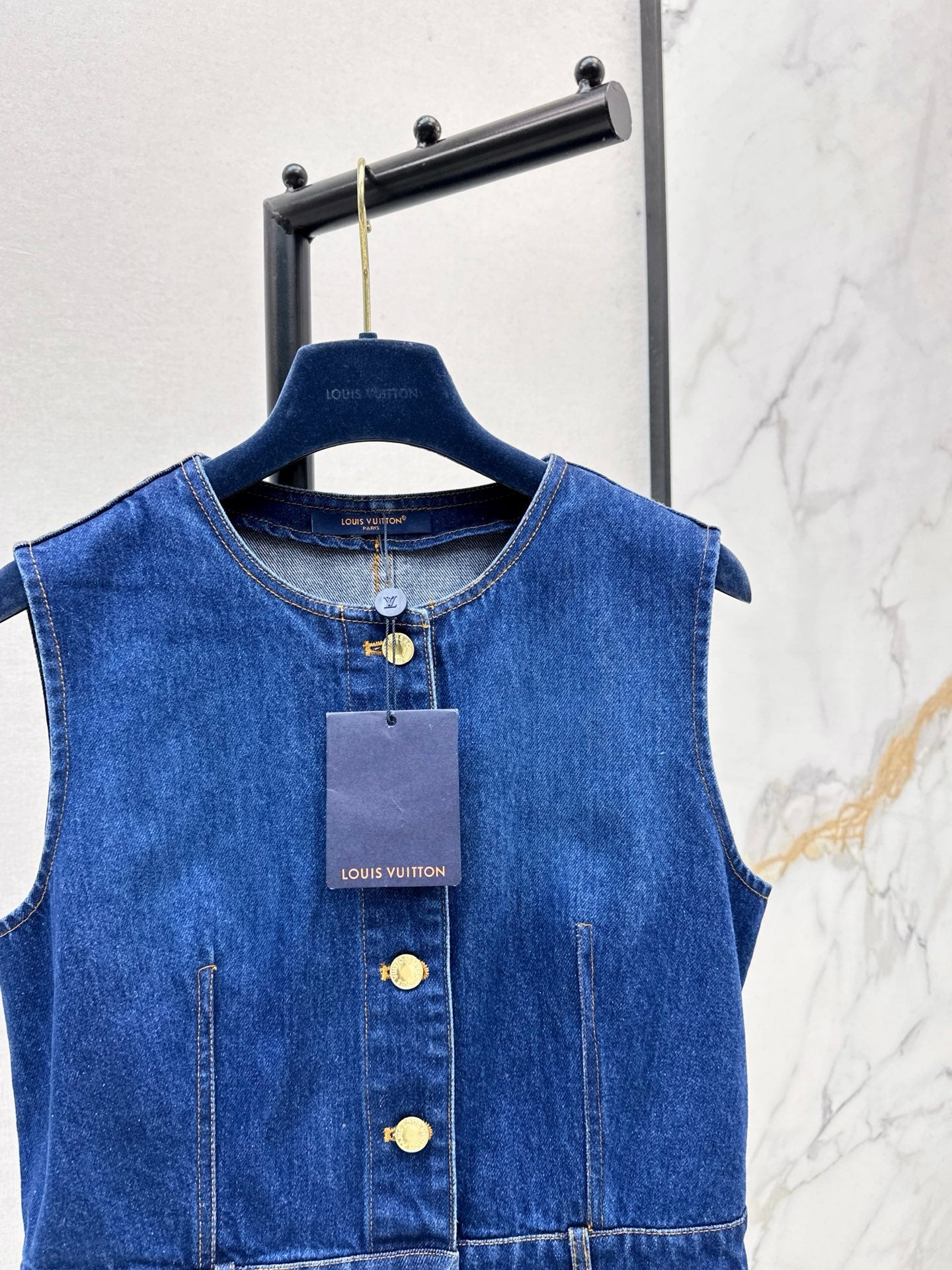 Louis NEW Sleeveless denim dress