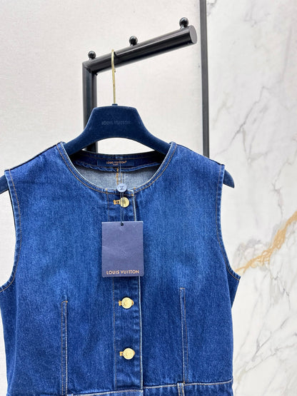 Louis NEW Sleeveless denim dress