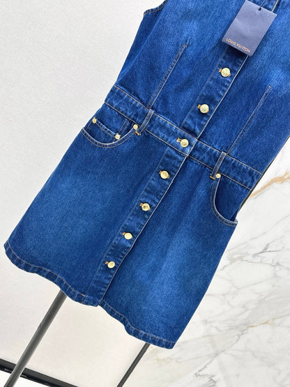 Louis NEW Sleeveless denim dress