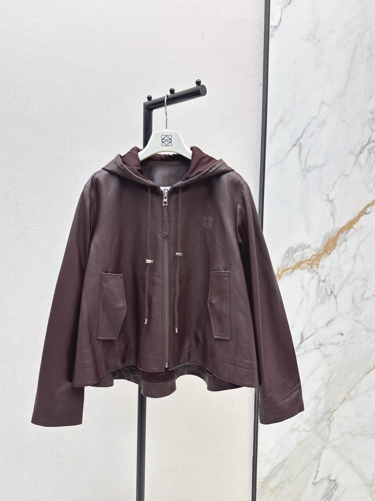 Loe NEW Sheepskin hooded jacket