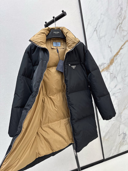 Pra NEW Down jacket with a belt