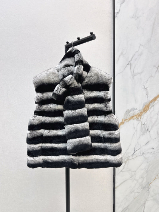 Sain NEW scarf vest set