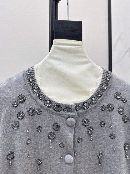 Miu NEW Round-neck cardigan