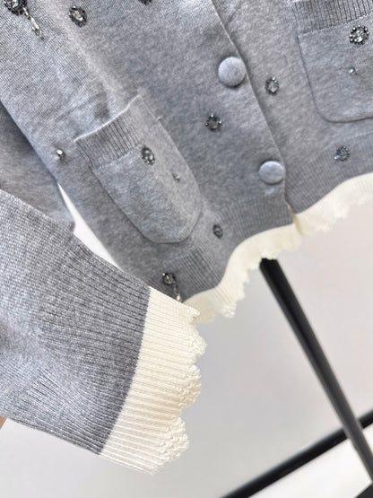 Miu NEW Round-neck cardigan