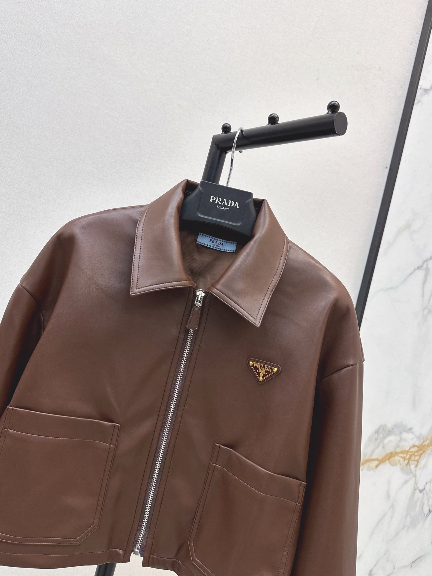 Pra NEW PU leather jacket