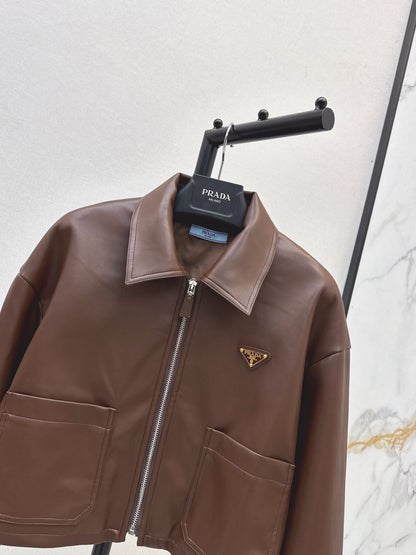 Pra NEW PU leather jacket