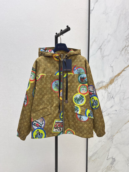 Louis NEW Letter Hoodie Jacket