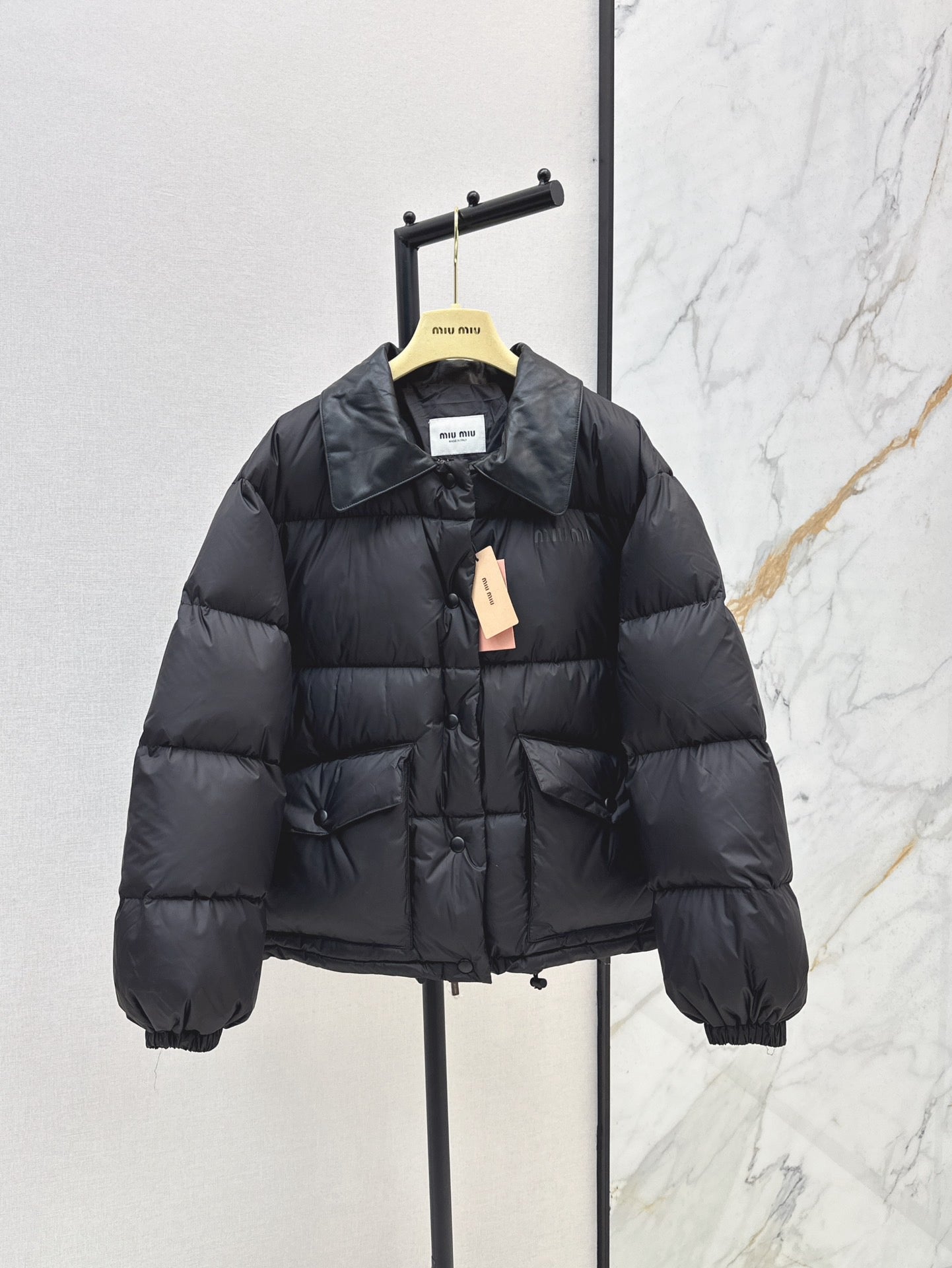 Miu NEW Patchwork Down Jacket