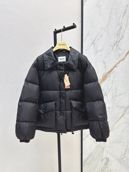 Miu NEW Patchwork Down Jacket