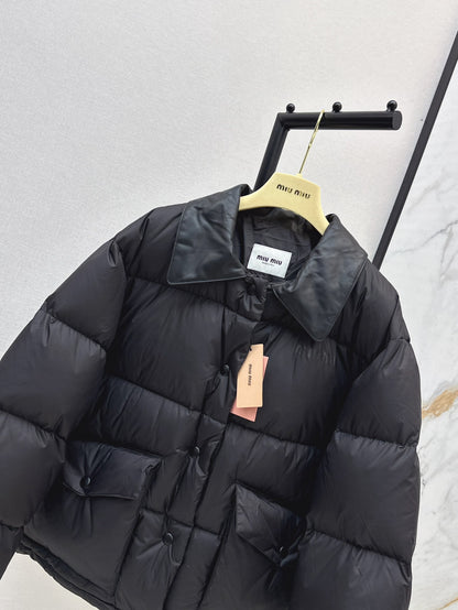 Miu NEW Patchwork Down Jacket