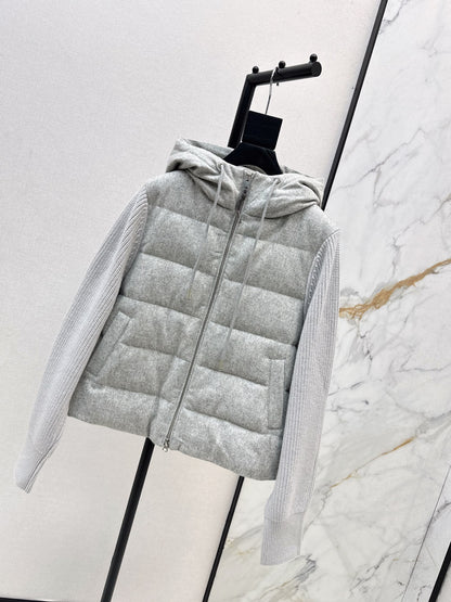 Brune NEW Hooded down jacket