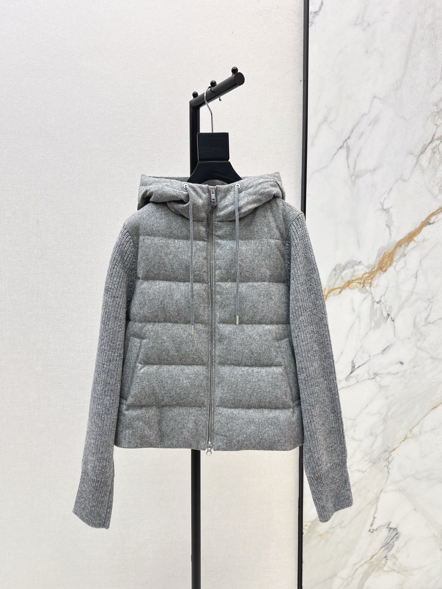 Brune NEW Hooded down jacket