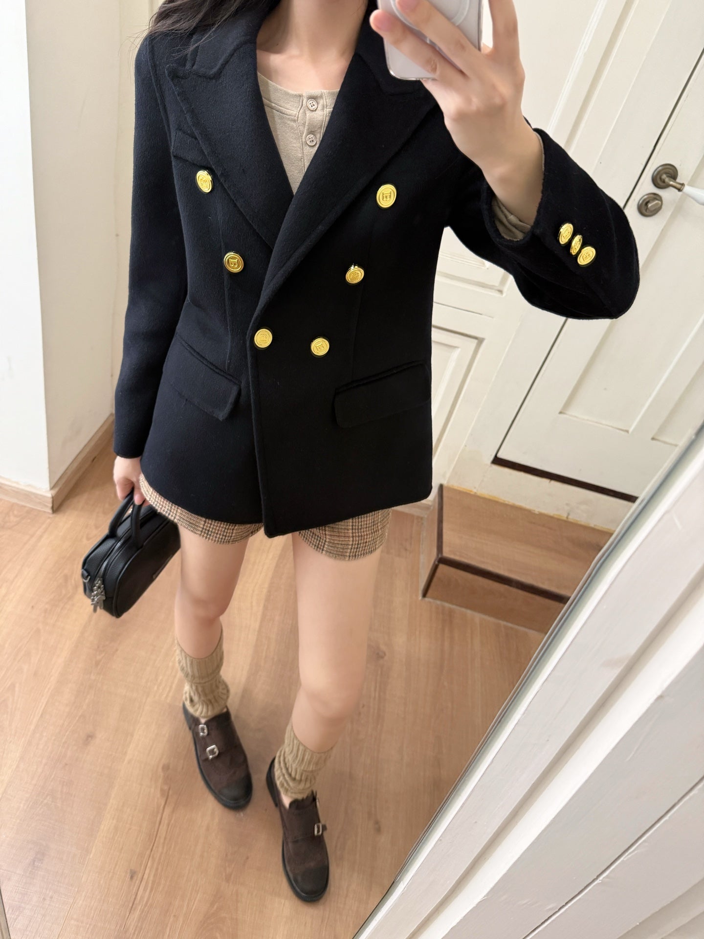 Ba1 NEW Reversible wool coat