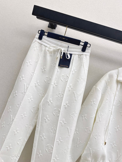 Louis NEW Letter-embossed sweatpants