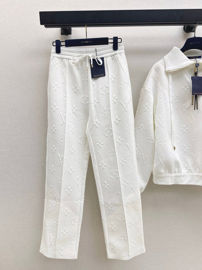 Louis NEW Letter-embossed sweatpants