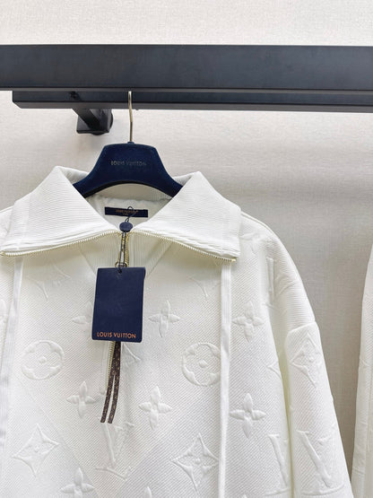 Louis NEW Letter-embossed sweatshirt