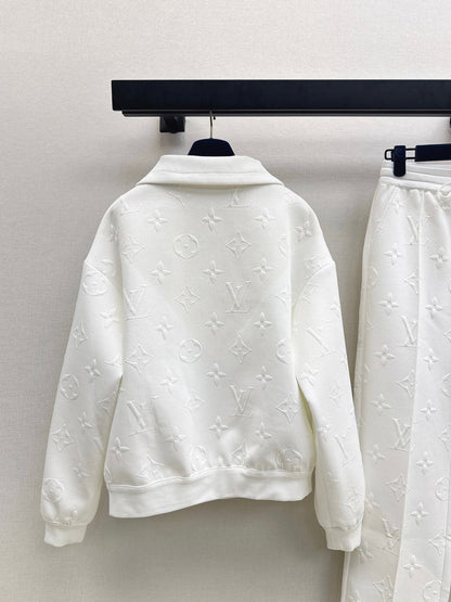 Louis NEW Letter-embossed sweatshirt