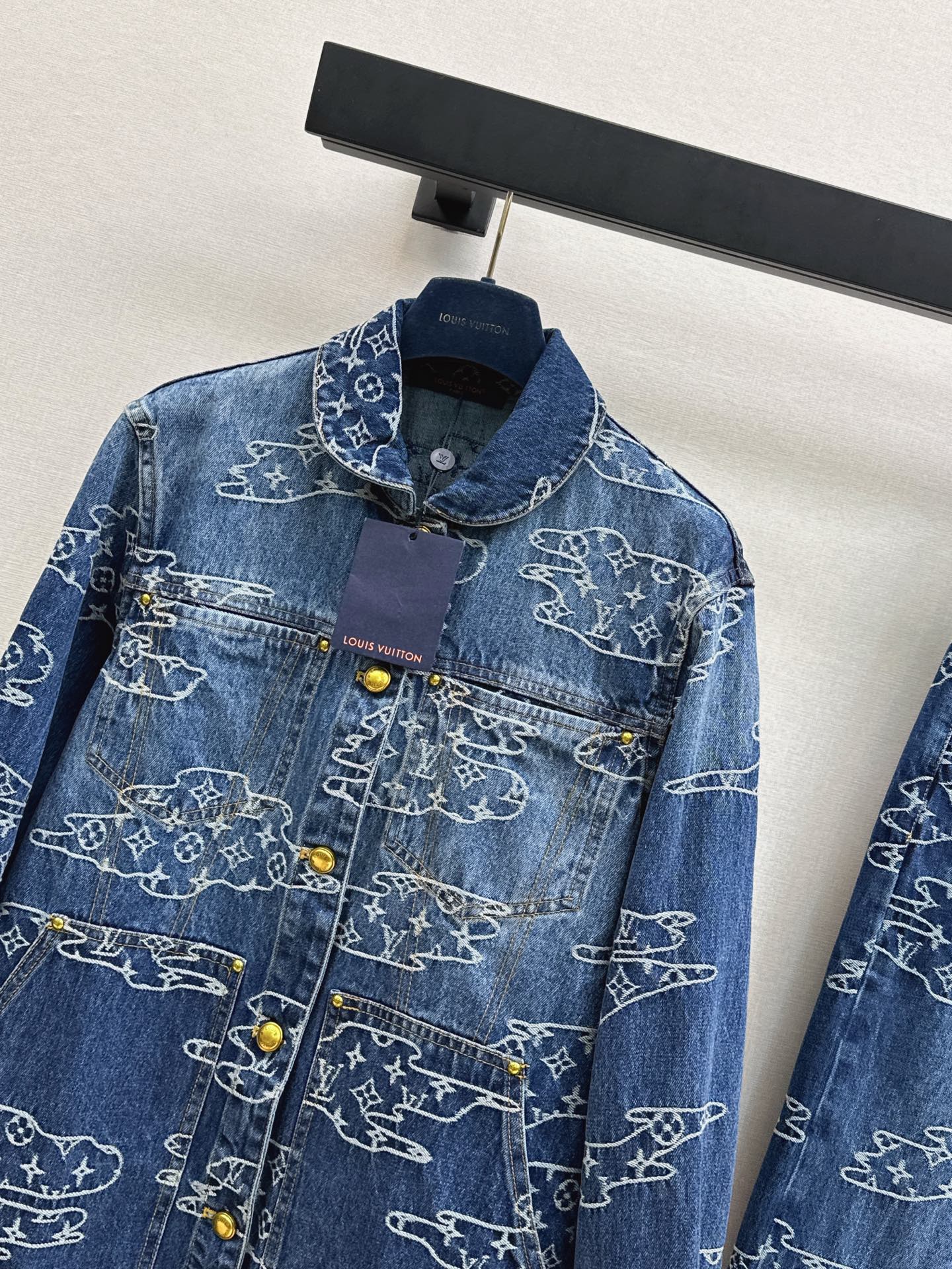 Louis NEW jacquard denim jacket