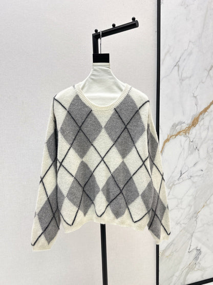 Loro NEW Plaid sweater