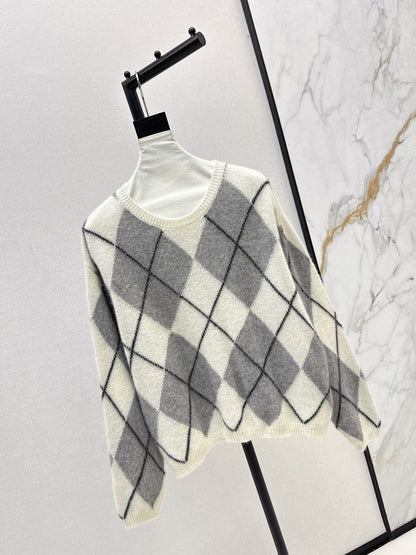 Loro NEW Plaid sweater