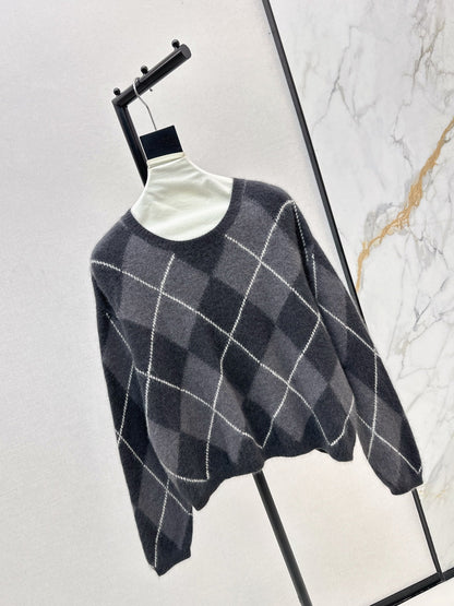 Loro NEW Plaid sweater