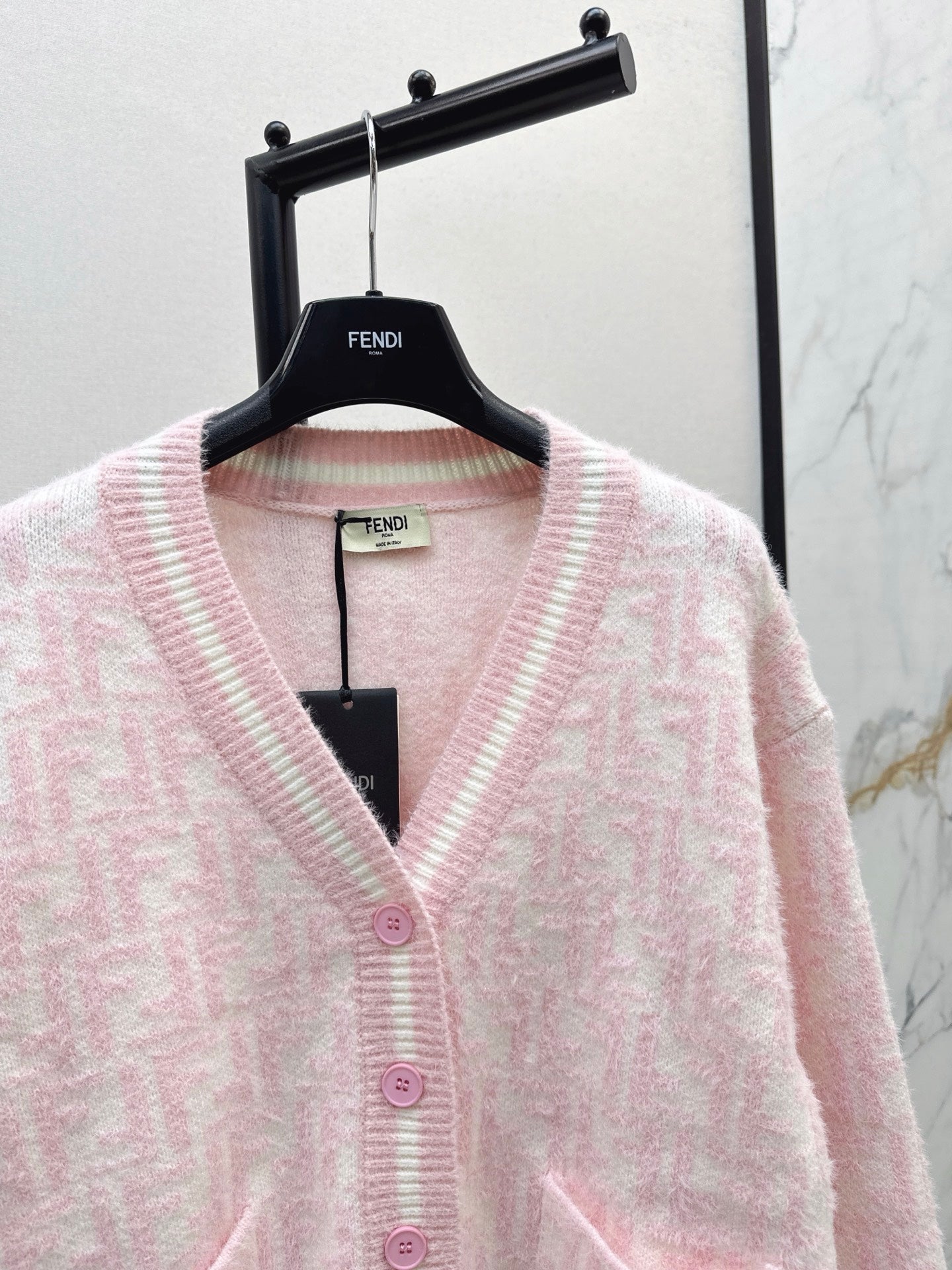 Fend NEW letter cardigan