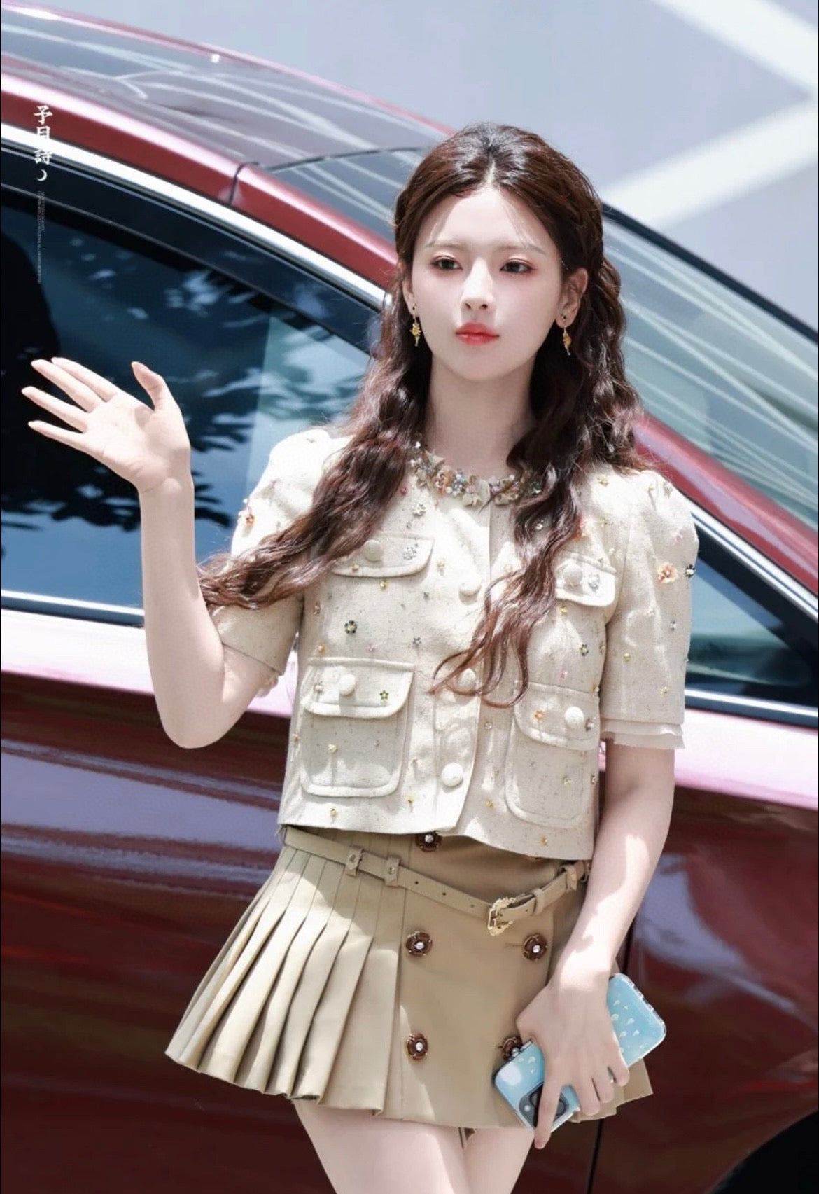 Va1en NEW Pleated skirtr